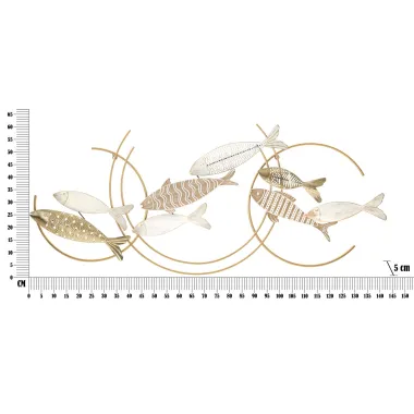 PANEL ŻELAZNY FISHY MOVE 142,9 5 61,6 cm